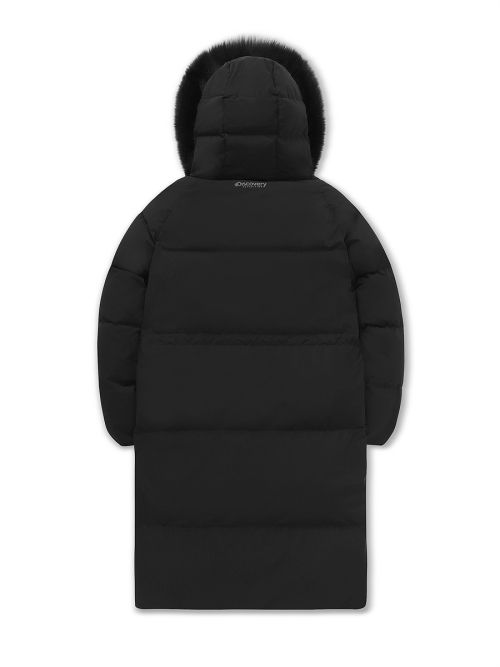Lookbook (Women) Discovery Expedition Kelly Goose Down Long Padding Jacket (Black) DWDJ9A056-BKS