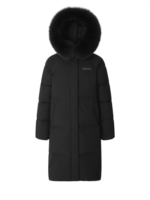 Purchase (Women) Discovery Expedition Kelly Goose Down Long Padding Jacket (Black) DWDJ9A056-BKS
