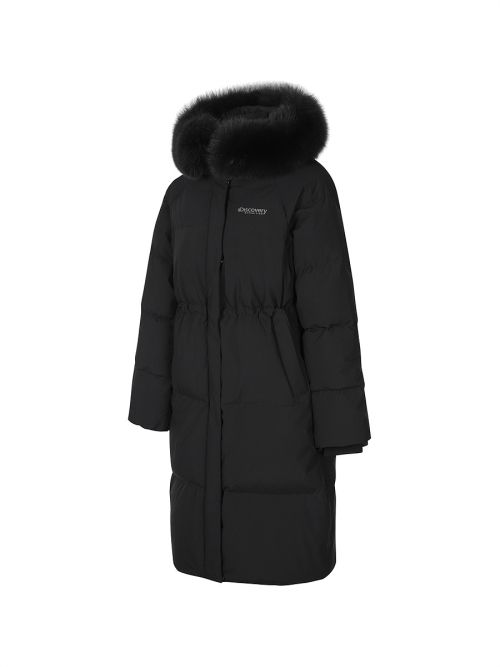 Details for (Women) Discovery Expedition Kelly Goose Down Long Padding Jacket (Black) DWDJ9A056-BKS