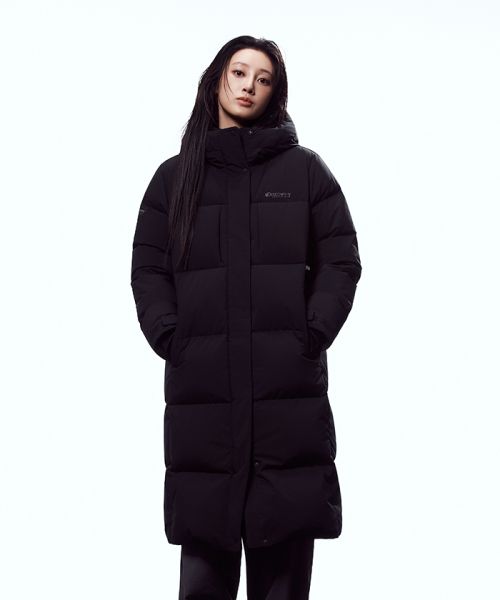 (Women) Discovery Expedition Lester G Goose Down Long Padding (Black) DWDJ68056-BKS