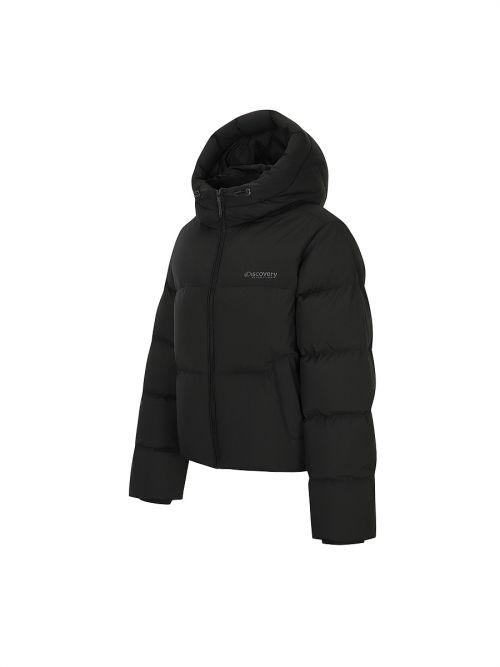 Shop (Women) Discovery Expedition Olia Glow Down Short Puffer Jacket (Black) DWDJ94056-BKS