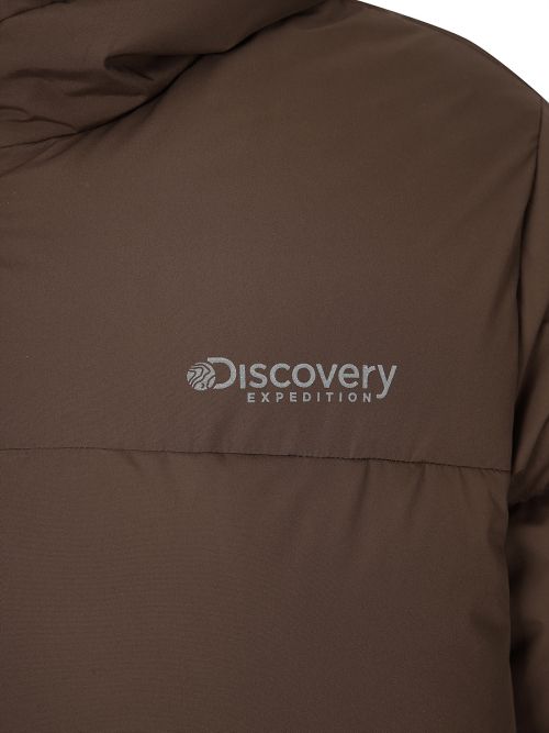 Purchase (Women) Discovery Expedition Olia Glow Down Short Puffer Jacket (Brown) DWDJ94056-LWS