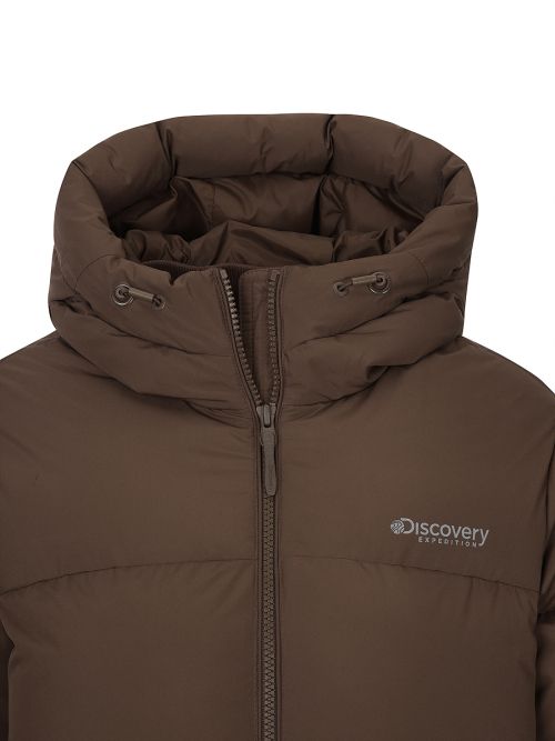 Sizing (Women) Discovery Expedition Olia Glow Down Short Puffer Jacket (Brown) DWDJ94056-LWS