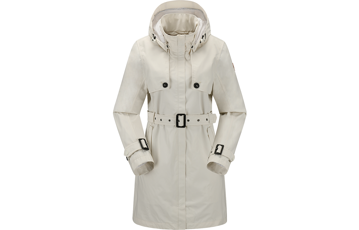 (Women) Discovery Expedition Waterproof Long Hooded Jacket DABI92688