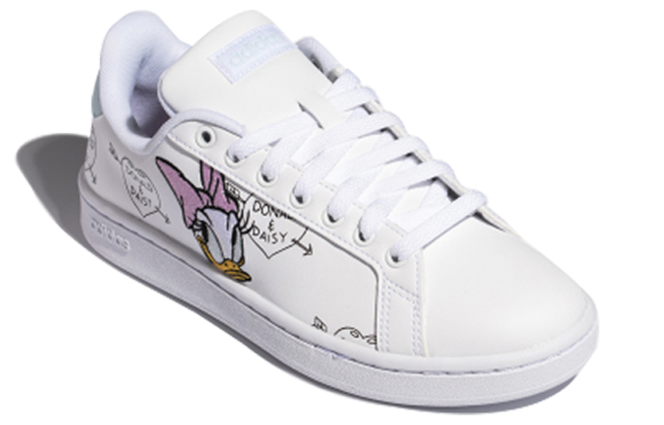 Lookbook adidas neo GRAND COURT Disney 板鞋 女款 白藍黑紫