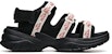 (Women) Anta Disney x Mulan 'Black and White Magic Tape Open-Toe Flat Sandal' 922027032-5