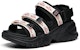 (Women) Anta Disney x Mulan 'Black and White Magic Tape Open-Toe Flat Sandal' 922027032-5