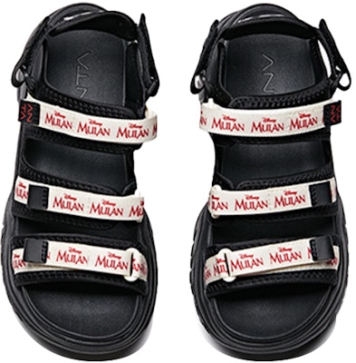 (Women) Anta Disney x Mulan 'Black and White Magic Tape Open-Toe Flat Sandal' 922027032-5 Shop (Women) Anta Disney x Mulan 'Black and White Magic Tape Open-Toe Flat Sandal' 922027032-5