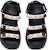 (Women) Anta Disney x Mulan 'Black and White Magic Tape Open-Toe Flat Sandal' 922027032-5