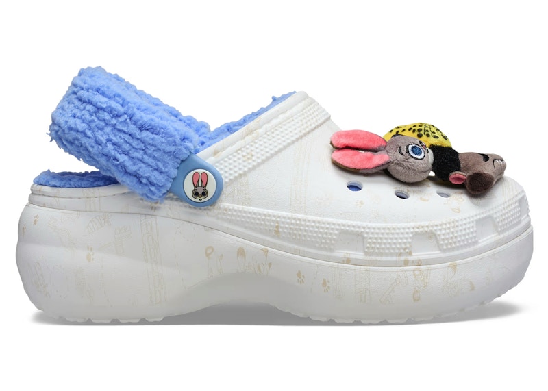 (Women) Disney Zoo Topia 2 x Crocs Classic Platform Clog 'White Blue' 211751-90H