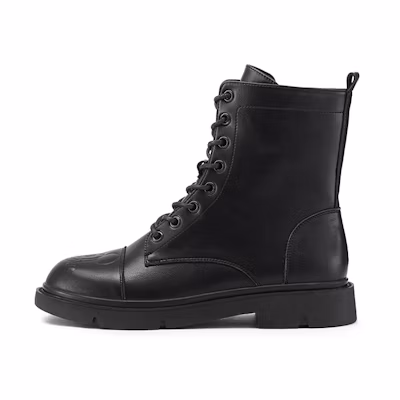 (W) Disney Dr. Martens 8-Eye Obsidian 'Mickey Mouse Emboss'