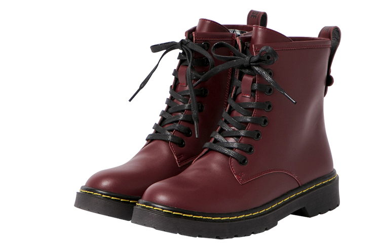 Shop (Women) Disney x Dr. Martens 'Minnie Burgundy Velvet' 20WDBLR18235-113