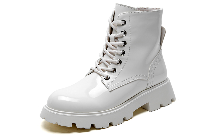 Lookbook (W) Bota Disney x Dr. Martens 'Suela Gruesa Beige con Puntera Redonda y Cordones' 21ADBL6659581