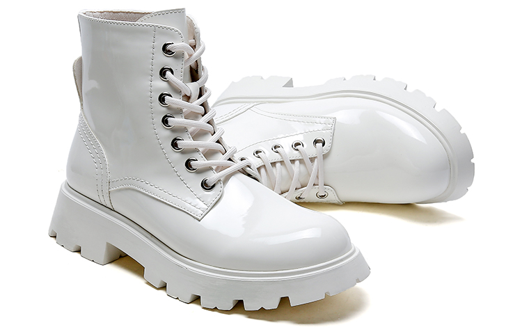 Purchase (W) Bota Disney x Dr. Martens 'Suela Gruesa Beige con Puntera Redonda y Cordones' 21ADBL6659581
