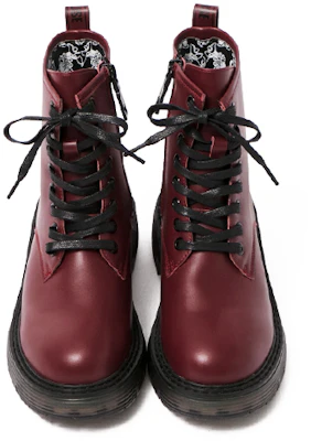 (W) Disney x Dr. Martens Plateau-Schnürstiefel mit Reißverschluss ''Burgundy Minnie'' 20WDBL18233-113 Purchase (W) Disney x Dr. Martens Plateau-Schnürstiefel mit Reißverschluss ''Burgundy Minnie'' 20WDBL18233-113
