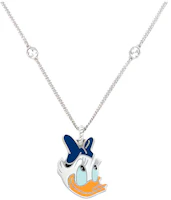 (Women) Disney x Gucci Daisy Duck Silver Necklace for Women 639082-J89B4-8520 (Women) Disney x Gucci Daisy Duck Silver Necklace for Women 639082-J89B4-8520