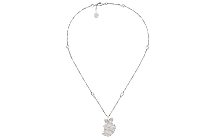 (Women) Disney Gucci Daisy Duck Silver Necklace for Women 639082-J89B4-8520 圖 4