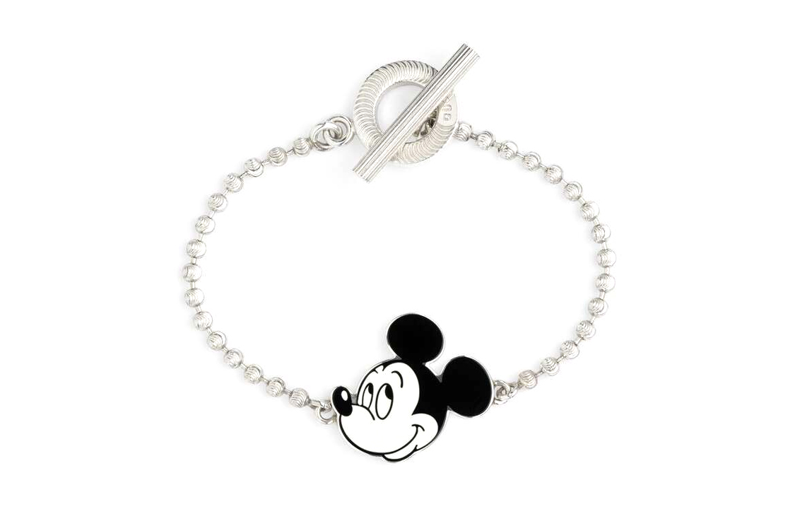 Buy (W) Pulsera de Plata Grabada Disney x Gucci Mickey Mouse 609588-J89L0-8176
