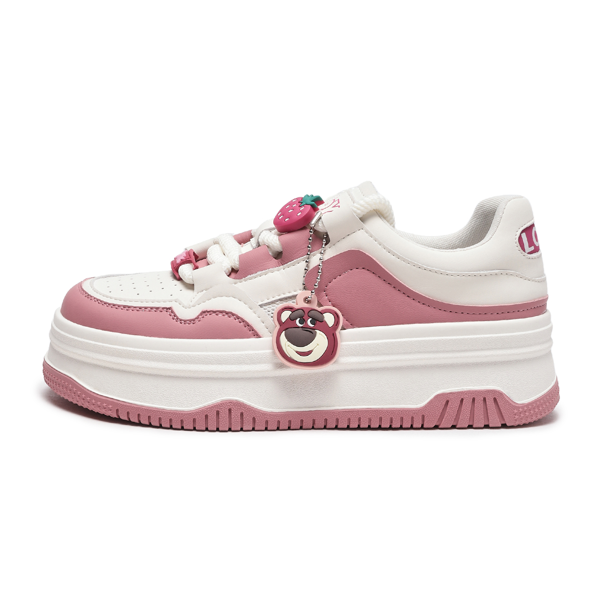 (Women) Disney x Hotwind Toy Story Lotso Platform Sneakers Beige/Pink () H13W4798