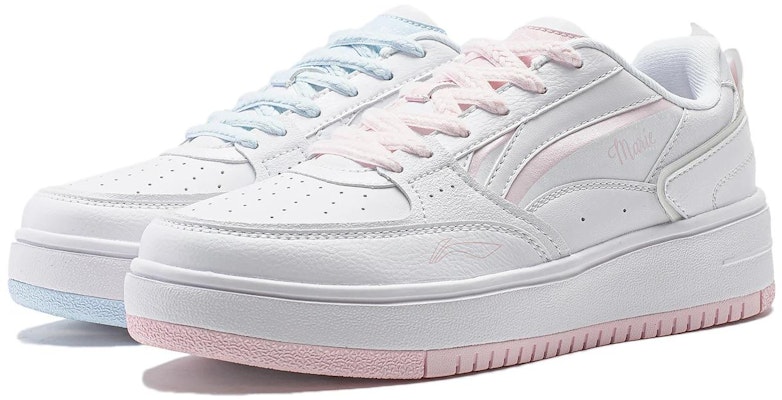 (Women) Li-Ning x Disney Marie Cat Skate Shoes 'White Pink Blue' AGCT382-7 Lookbook (Women) Li-Ning x Disney Marie Cat Skate Shoes 'White Pink Blue' AGCT382-7