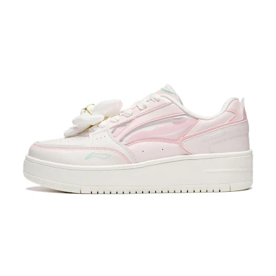 (W) Li-Ning Disney Skate Shoes 'Pink White'