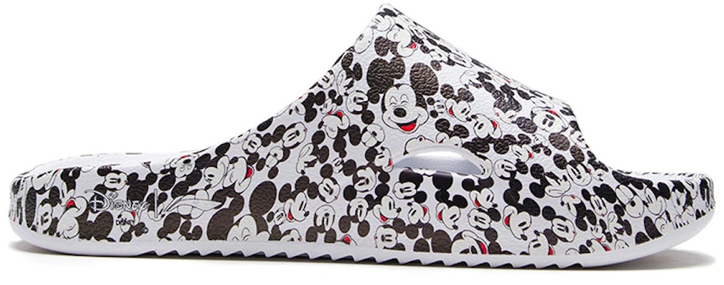 (W) Sandal Li-Ning Disney x Fashion Santai Mickey 'Putih Hitam' AGAS010-1 Order (W) Sandal Li-Ning Disney x Fashion Santai Mickey 'Putih Hitam' AGAS010-1