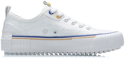 迪士尼 LiNing李寧 耐磨透氣 低幫 板鞋 女款 白色 Order 迪士尼 LiNing李寧 耐磨透氣 低幫 板鞋 女款 白色