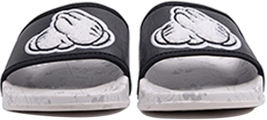 (Women) Li-Ning Disney x Mickey Non-Slip Slippers 'Black White' AGAQ004-7 Lookbook (Women) Li-Ning Disney x Mickey Non-Slip Slippers 'Black White' AGAQ004-7