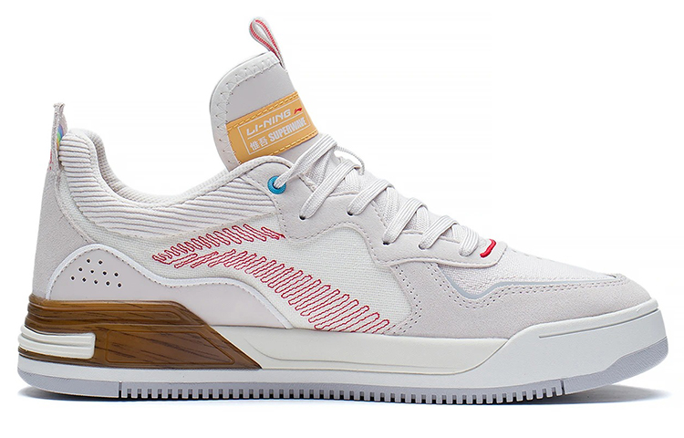 Order Disney/迪士尼 x LiNing李寧 惟我  V1 “Forky“ 玩具總動員聯名款 防滑減震耐磨 低筒 板鞋 女款 白沙灰