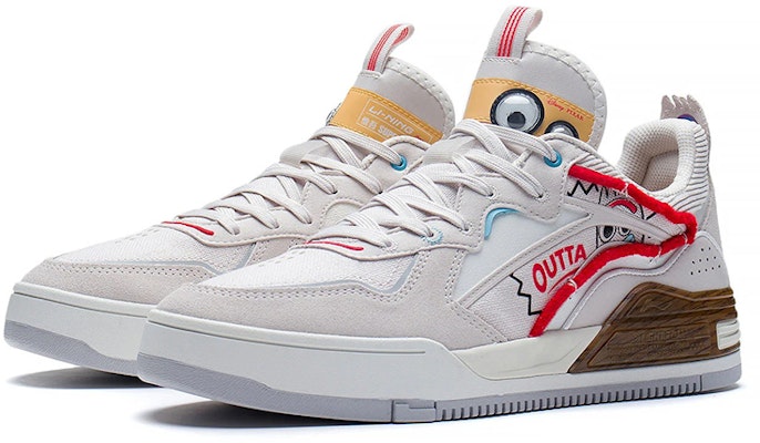 Disney/迪士尼 x LiNing李寧 惟我 V1 “Forky“ 玩具總動員聯名款 防滑減震耐磨 低筒 板鞋 女款 白沙灰 Lookbook Disney/迪士尼 x LiNing李寧 惟我 V1 “Forky“ 玩具總動員聯名款 防滑減震耐磨 低筒 板鞋 女款 白沙灰