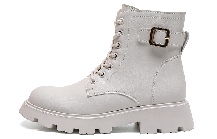 (Women) Disney x Martens Chunky Sole Round Toe 'Cream' 21ADBL66595-181