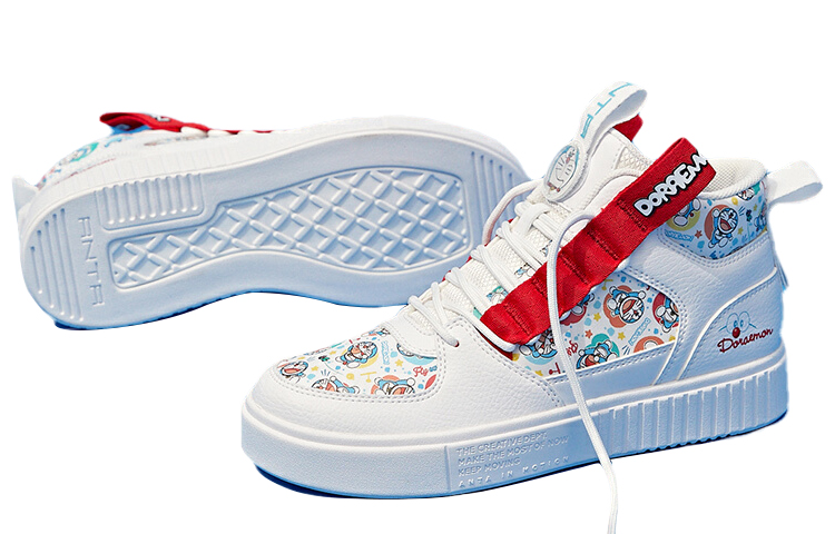 Order (Women) Anta Doraemon x High-Top 'White Red' 92938007-10