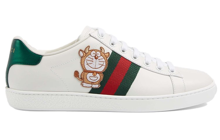 (W) Doraemon Gucci Ace 'Ivory Devil Patch' 圖 2