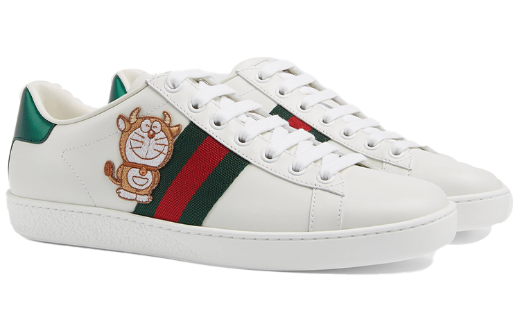 (W) Doraemon Gucci Ace 'Ivory Devil Patch' 圖 4