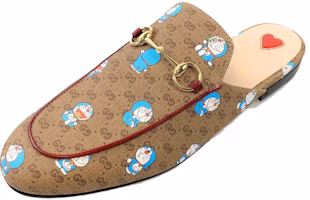 (Women) Gucci x Doraemon Princetown Slippers 'Neutral' 655038-2TU10-8967 (Women) Gucci x Doraemon Princetown Slippers 'Neutral' 655038-2TU10-8967