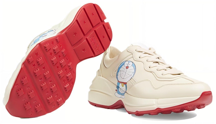 (W) 도라에몽 x 구찌 라이톤 '아이보리' 655037-DRW00-9522 Sizing (W) 도라에몽 x 구찌 라이톤 '아이보리' 655037-DRW00-9522