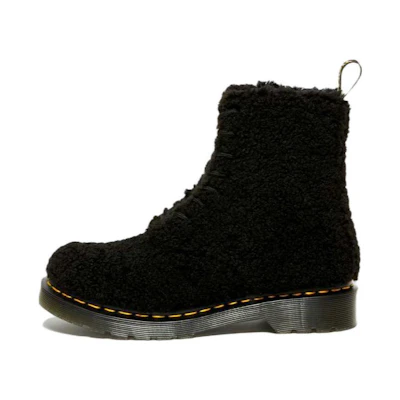 (W) Dr. Martens 1460 'Black Fur-Lined'