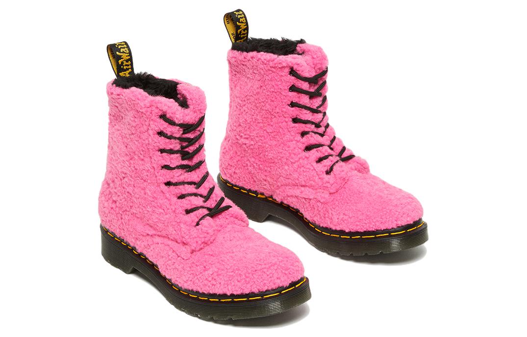 (W) Dr. Martens 1460 Pascal Faux Shearling Boot 'Pink' 圖 3
