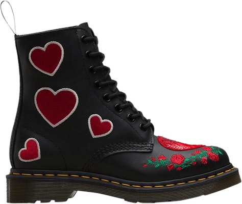 (W) 닥터마틴 1460 파스칼 세퀸 하트 (Dr. Martens 1460 Pascal Sequin Heart) 24406001 Buy (W) 닥터마틴 1460 파스칼 세퀸 하트 (Dr. Martens 1460 Pascal Sequin Heart) 24406001