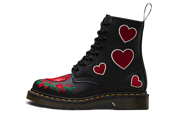 Buy (W) Dr. Martens 1460 'Pascal Sequin Hearts' Botas con Corazones de Lentejuelas 24406001
