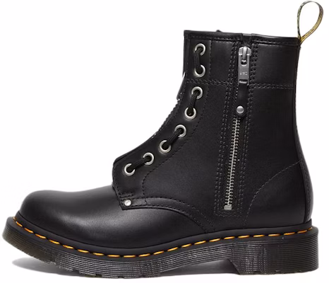 (Women) Dr. Martens 1460 Double Zip Leather Lace Up Boots 'Black' 27629001 Buy (Women) Dr. Martens 1460 Double Zip Leather Lace Up Boots 'Black' 27629001