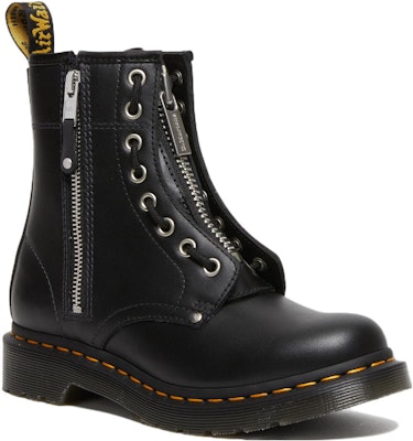 (Women) Dr. Martens 1460 Double Zip Leather Lace Up Boots 'Black' 27629001 Order (Women) Dr. Martens 1460 Double Zip Leather Lace Up Boots 'Black' 27629001