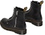 (W) Dr. Martens 1460 But Kasut Bertali Zip Kulit 'Hitam' 27629001