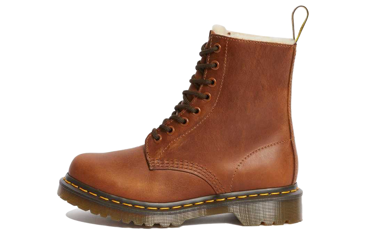 (Women) Dr. Martens 1460 Faux Fur Lined Brown 23912243