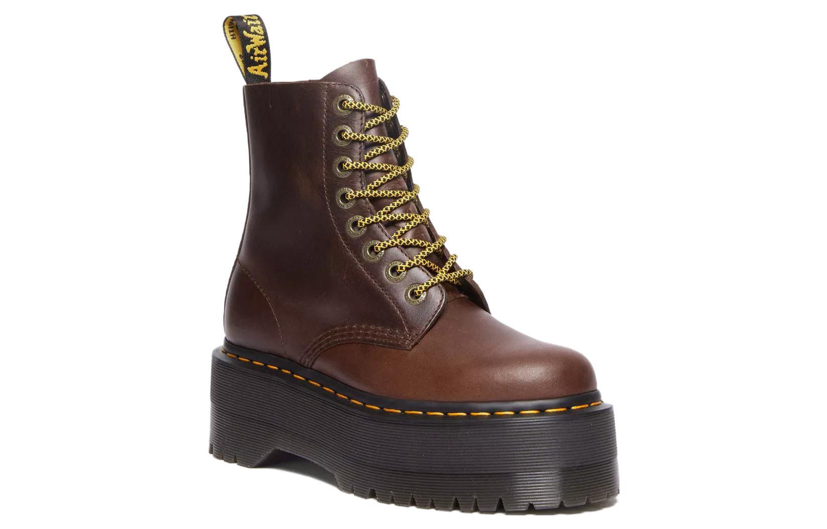 (W) Dr. Martens 1460 Leather 'Dark Brown' 圖 2