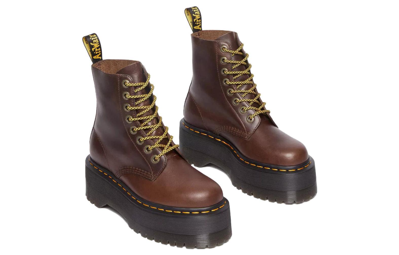 (W) Dr. Martens 1460 Leather 'Dark Brown' 圖 3