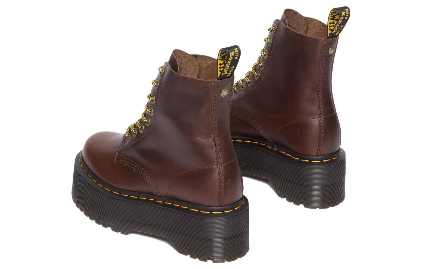 (W) Dr. Martens 1460 Leather 'Dark Brown' 圖 4