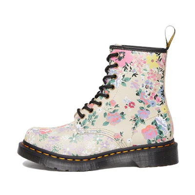 (W) Dr. Martens 1460 Leather 'Fashion Print Beige'