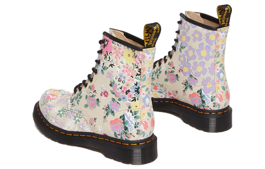 (W) Dr. Martens 1460 Leather 'Fashion Print Beige' 圖 4
