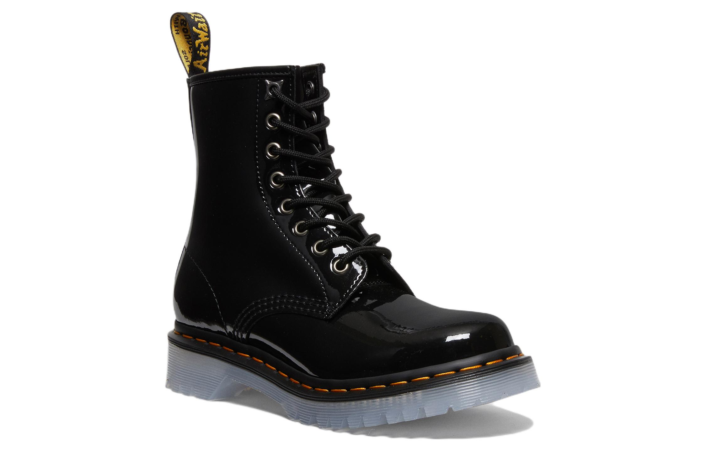 (W) Dr. Martens 1460 Leather 'Shiny Black' 圖 2